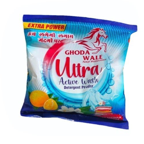 Ultra Active Wash Detergent Powder- 60 Gm
